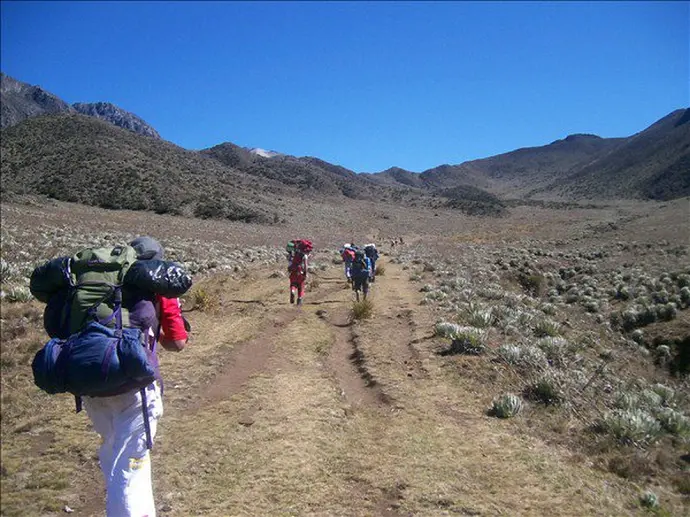 Recorrido hacia el pan de azúcar