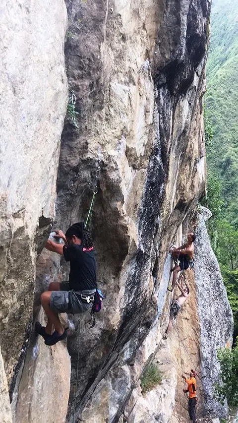 Escalada en La Aguada