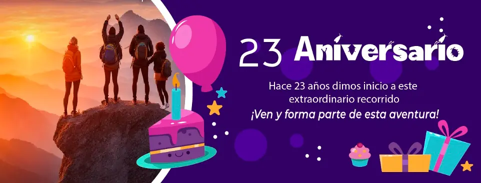 23 aniversario Andestrekk